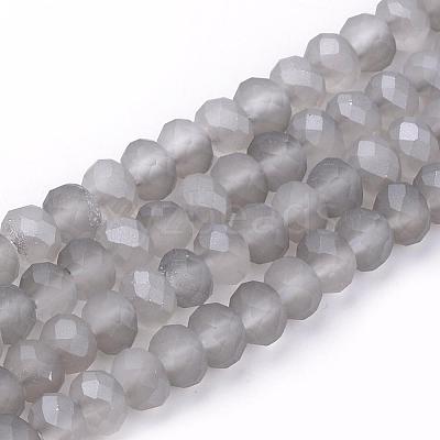 Electroplate Glass Beads Strands EGLA-S141-4mm-01D-1