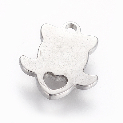 Tarnish Resistant 304 Stainless Steel Pendants STAS-I105-45P-1