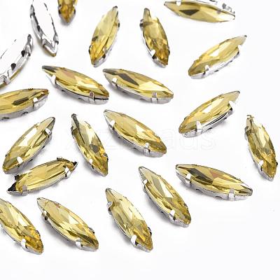 Sew on Rhinestone RGLA-T034-4x15mm-22-1