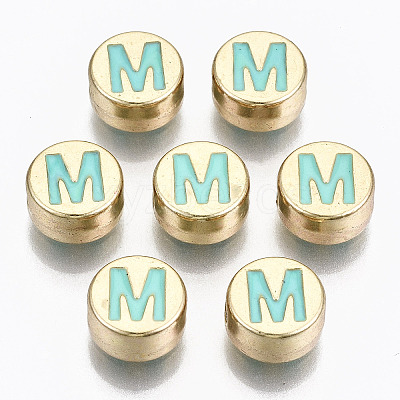 Alloy Enamel Beads ENAM-S122-029M-RS-1