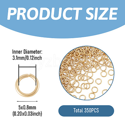 20g Brass Open Jump Rings FIND-TA0010-69C-LG-1