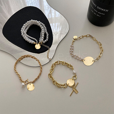 32Pcs 8 Style Brass Charms KK-BC0009-52-1