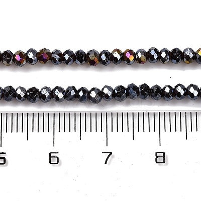 Baking Electroplate Glass Beads Strands LS-DGLA-A039-J2MM-B20-1