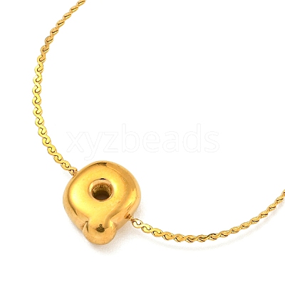304 Stainless Steel Micro Pave Cubic Zirconia Pendant Necklaces NJEW-H017-01G-Q-1