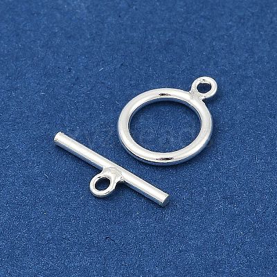 Sterling Silver Ring Toggle Clasps X-STER-A008-16-1