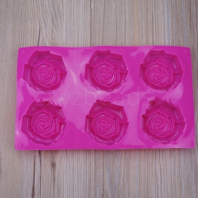 Flower Food Grade Silicone Molds SOAP-PW0001-081-1