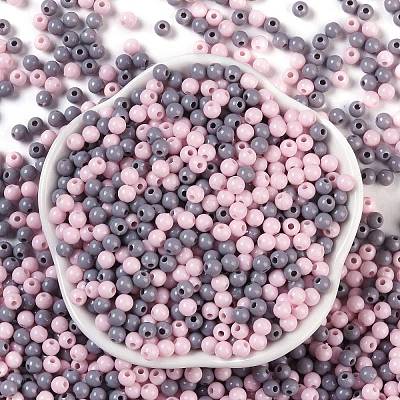 Opaque Acrylic Beads OACR-H118-07B-09-1