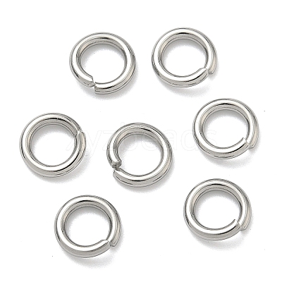 Tarnish Resistant 304 Stainless Steel Open Jump Rings STAS-E067-11-8mm-1