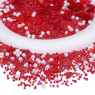 2 Bag Glass & Seed Beads GLAA-SZC0001-94G-1