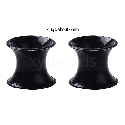 32Pcs 16 Colors Silicone Thin Ear Gauges Flesh Tunnels Plugs FIND-YW0001-17A-1