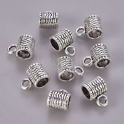 Tibetan Style Alloy Tube Bails LS-K08U0042-1