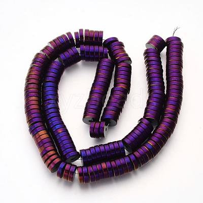 Electroplate Non-magnetic Synthetic Hematite Beads Spacers Strands G-Q486-75-1