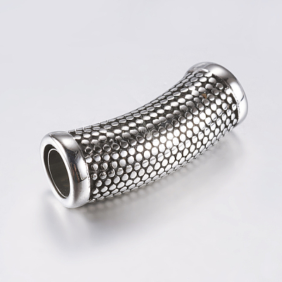 316 Surgical Stainless Steel Magnetic Clasps with Glue-in Ends STAS-F133-09AS-1