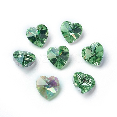 Romantic Valentines Ideas Glass Charms G030V14mm-35-1