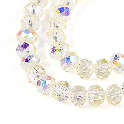 Transparent Glass Beads Strands X-EGLA-N016-6mm-05-1