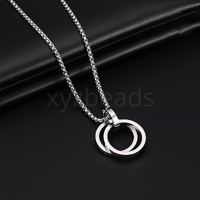 Alloy Pendant 201 Stainless Steel Chain Necklaces for Men FS-WG1D596-10-1