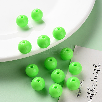 Opaque Acrylic Beads X-MACR-S370-C12mm-A30-1