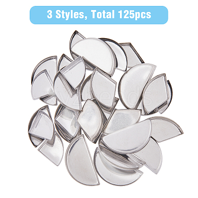 3 Style 2/3/4 Compartments Empty Round Iron Eyeshadow Replacement Box FIND-FH0007-33-1