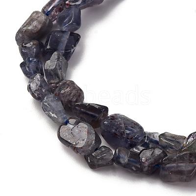 Natural Iolite/Cordierite/Dichroite Beads Strands G-I389-A34-01B-1