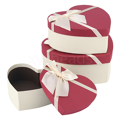 Heart Candy Paper Boxes CON-WH0008-14-1