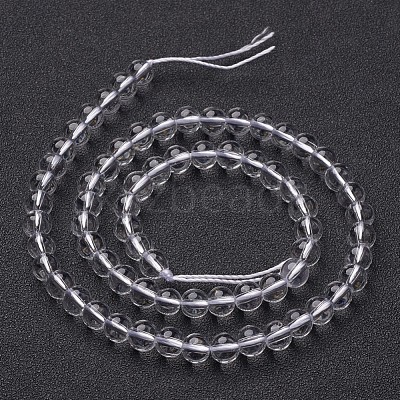 Synthetic Quartz Crystal Beads Strands X-GSR6mmA039-1-1