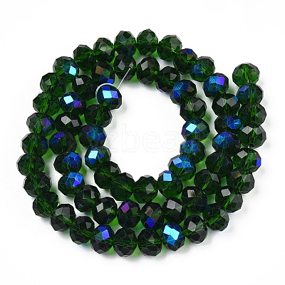 Electroplate Glass Beads Strands EGLA-A034-T10mm-L27-1