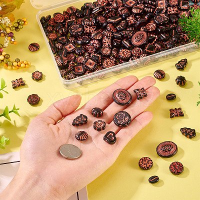257Pcs Opaque Acrylic Beads OACR-TA0003-67-1