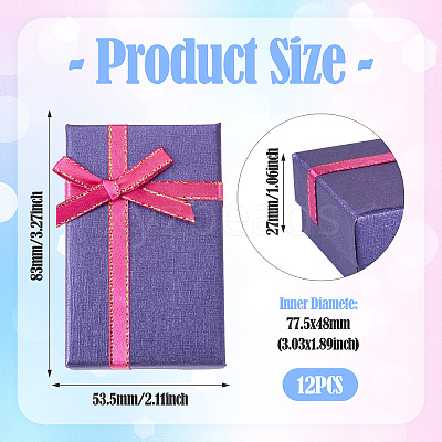 12Pcs Paper Storage Gift Boxes CON-TA0001-08C-1