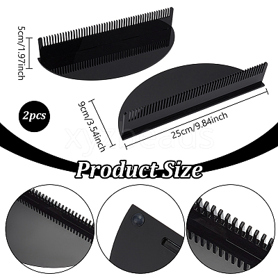 Acrylic Hair Extensions Display Stands AJEW-WH0695-217A-1