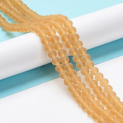 Transparent Glass Beads Strands EGLA-A034-T2mm-MD23-1