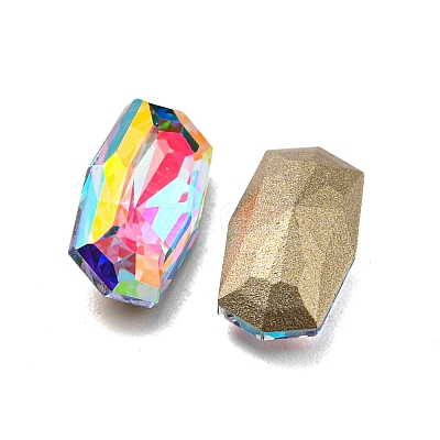 Glass Rhinestone Cabochons RGLA-M017-M01-202ST-1