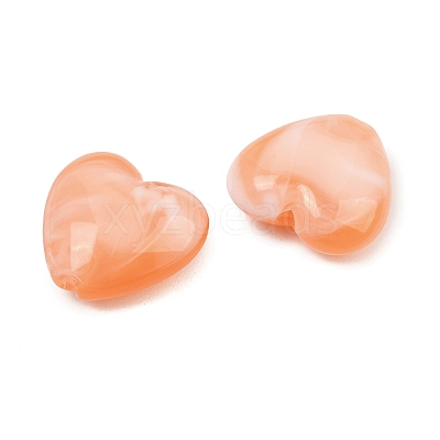 Two-tone Opaque Acrylic Beads AC-CBA8E7E-01I-1