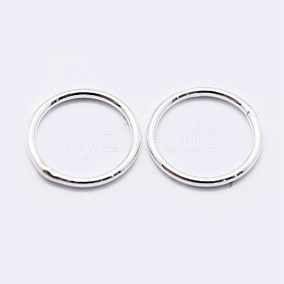 925 Sterling Silver Soldered Closed Jump Rings STER-F036-03S-0.7x6-1