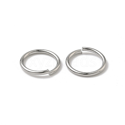 Tarnish Resistant 304 Stainless Steel Open Jump Rings STAS-J013-10x1mm-01-1
