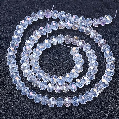 Electroplate Glass Beads Strands LS-EGLA-A044-T6mm-B19-1