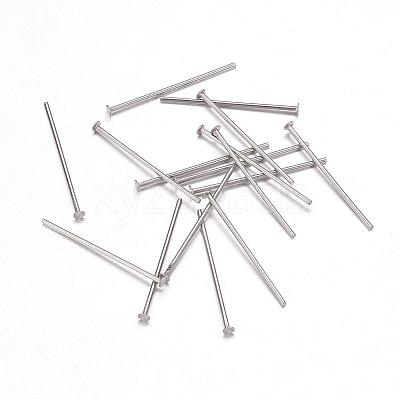 Tarnish Resistant 304 Stainless Steel Flat Head Pins STAS-H358-03C-1