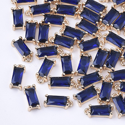 Transparent Glass Charms GLAA-T007-13A-1