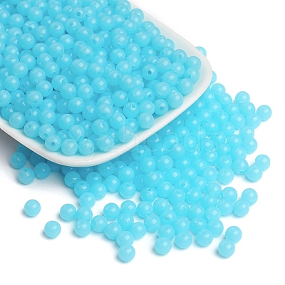 Fluorescent Acrylic Beads MACR-R517-6mm-05-1