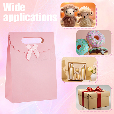 Rectangle Paper Gift Bags CARB-WH0017-14B-01-1