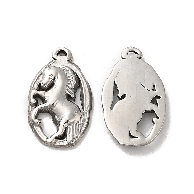 Non-Tarnish 304 Stainless Steel Pendants STAS-Q001-20P-1