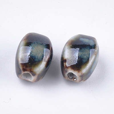 Handmade Porcelain Beads PORC-S498-07D-1