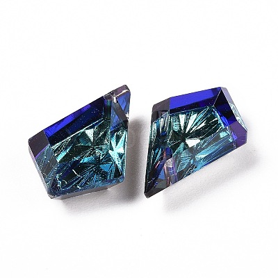 Embossed Glass Rhinestone Pendants GLAA-J101-01B-001BB-1