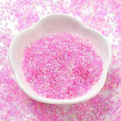 Transparent Colours Glass Seed Beads SEED-H003-01L-1