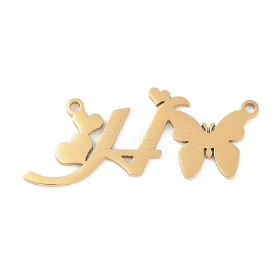 304 Stainless Steel Pendants STAS-L279-002G-H-1