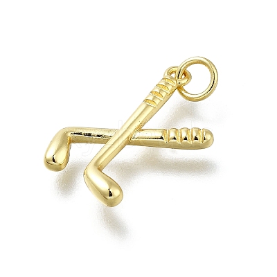 Brass Pendants KK-K400-13G-1