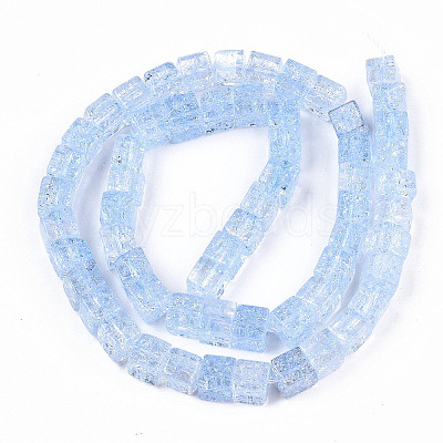 Crackle Glass Beads X-GLAA-S192-005E-1