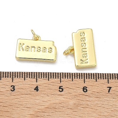 Brass Pendants KK-D229-22O-G-1