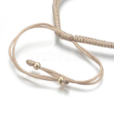 Nylon Cord Braided Bead Bracelets Making BJEW-F360-F12-1