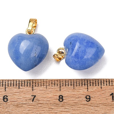 Dyed & Heated Natural Agate Pendants G-I311-A48-P-1