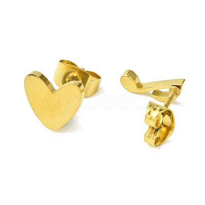 Thanksgiving Day Theme 304 Stainless Steel Stud Earrings EJEW-B041-01G-05-1